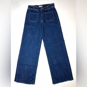 Oat New York Women’s High Waist  Wide Leg Jeans Size- 8/29